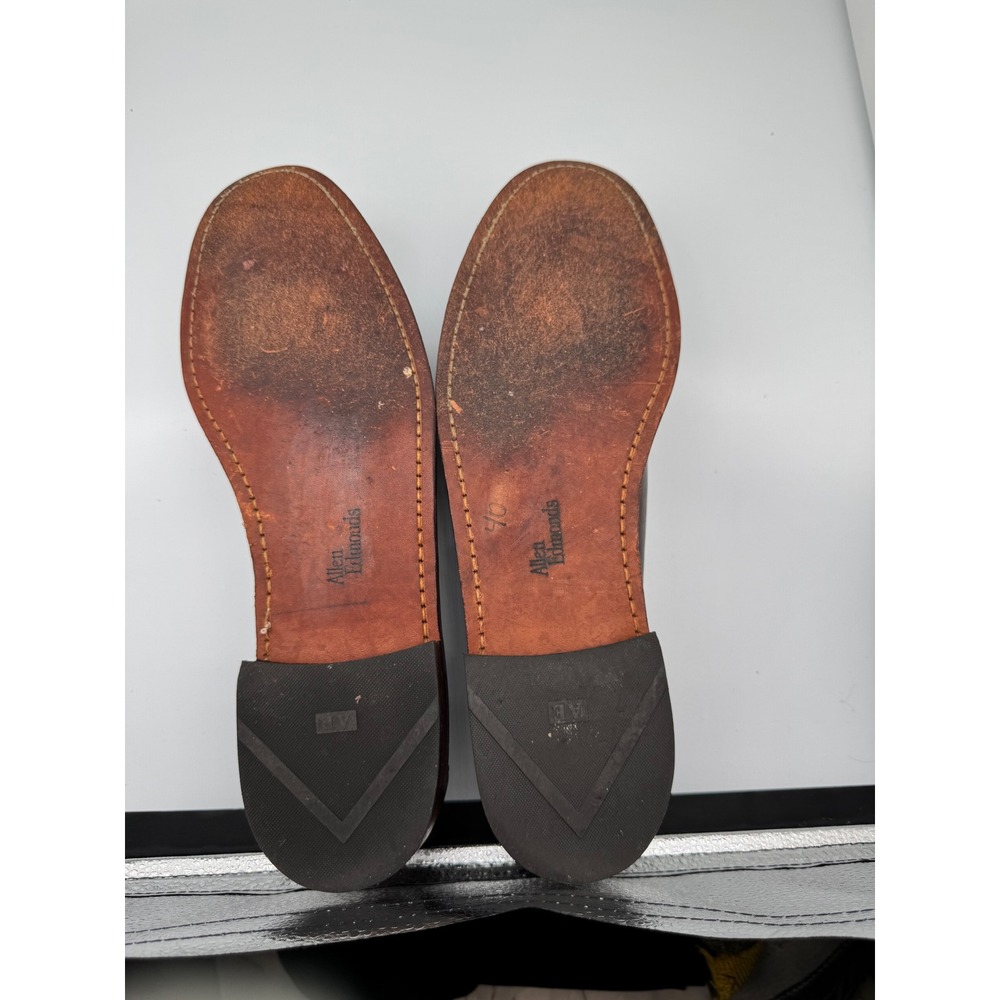 Allen Edmonds Penny Loafers Brown Leather Slip-On Shoes Men's Size 13B USA Made - Picture 9 of 15